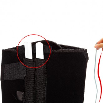 Бандаж для коленного сустава с жесткими вставками Lesko AR105
Бандаж для колена . . фото 7