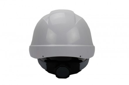 GTM SH-D020 - строительная каска белого цвета для защиты головы от повреждений. . . фото 4