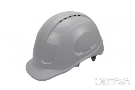 GTM SH-D020 - строительная каска белого цвета для защиты головы от повреждений. . . фото 1