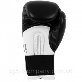 Боксерські рукавички шкіряні Adidas Hybrid 100 професійні тренувальні 8 OZ для с. . фото 6