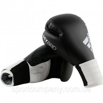 Боксерські рукавички шкіряні Adidas Hybrid 100 професійні тренувальні 8 OZ для с. . фото 4