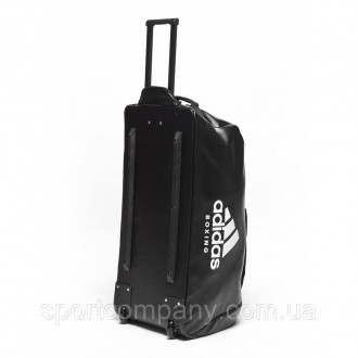 Спортивная дорожная сумка на колесах Adidas Boxing с выдвижной ручкой обьем 120 . . фото 3
