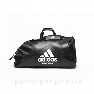 Спортивная дорожная сумка на колесах Adidas Boxing с выдвижной ручкой обьем 120 . . фото 5