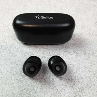 Bluetooth TWS гарнітура Gelius Pro BlackDots Black — це ультралегкі навушники, з. . фото 10