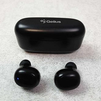 Bluetooth TWS гарнитура Gelius Pro BlackDots Black - это ультралегкие наушники, . . фото 11