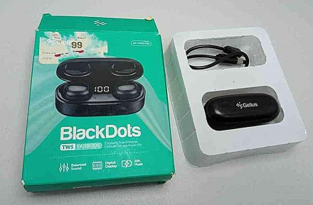 Bluetooth TWS гарнітура Gelius Pro BlackDots Black — це ультралегкі навушники, з. . фото 2