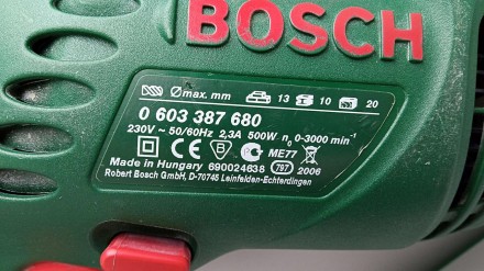 Bosch PSB 500 RE — ударна електродриль компанії Bosch, головними відмітними риса. . фото 7