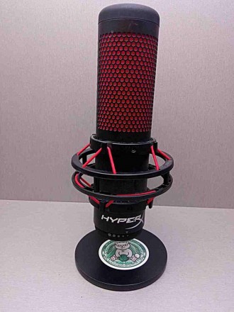 Мікрофон для подкастів HyperX Quadcast HX-MICQC-BK
Мікрофон обладнаний віброгаса. . фото 2