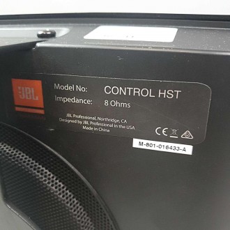 Чорний JBL Control HST — це одинарний двосмуговий пасивний настінний гучномовець. . фото 8