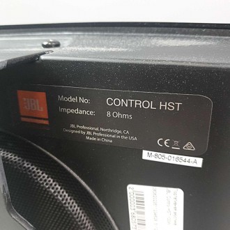 Чорний JBL Control HST — це одинарний двосмуговий пасивний настінний гучномовець. . фото 6