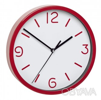 Часы настенные TFA 60.3033.05, d=200x35 мм Красные
 
кварцовий годинник
З розмаш. . фото 1