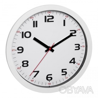 Часы настенные TFA, d=305x38 мм, Sweep, белые
кварцевые часы
Тихий размах с полз. . фото 1