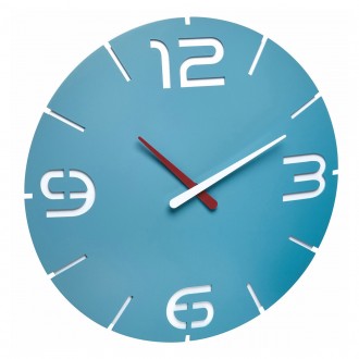 Дизайнерские настенные часы TFA CONTOUR голубой
d=350x35 мм
Настенные часы CONTO. . фото 2