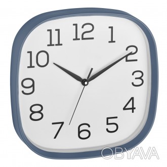 Аналоговые настенные часы TFA Sweep голубые d=295x55 мм
Дизайн этих часов TFA вн. . фото 1