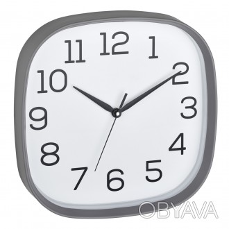 Аналоговые настенные часы TFA Sweep серые d=295x55 мм
Дизайн этих часов TFA внев. . фото 1