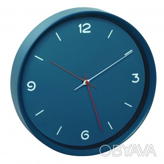 Аналоговые настенные часы TFA Sweep сине-голубой, d=309x50 мм
 
кварцевые часы
С. . фото 1