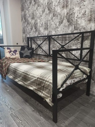 
Тарс (кровать-диван металлический LOFT) от ТМ Тенеро
Широкий, удобный, просторн. . фото 9