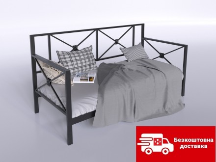 
Тарс (кровать-диван металлический LOFT) от ТМ Тенеро
Широкий, удобный, просторн. . фото 2