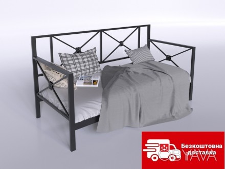 
Тарс (кровать-диван металлический LOFT) от ТМ Тенеро
Широкий, удобный, просторн. . фото 1