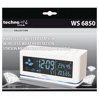 Метеостанція цифрова Technoline WS6850 White (WS6850). . фото 7 Метеостанція Technoline WS6850 White, що відноситься до преміальної лінійки виро. . фото 7