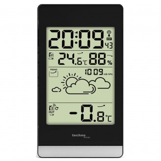 Метеостанція цифрова Technoline WS9132 Black (WS9132). . фото 5 Technoline WS9132 Black - це стильна компактна і енергонезалежна метеостанція, я. . фото 5