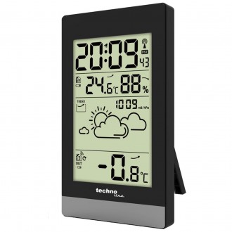 Метеостанція цифрова Technoline WS9132 Black (WS9132). . фото 4 Technoline WS9132 Black - це стильна компактна і енергонезалежна метеостанція, я. . фото 4