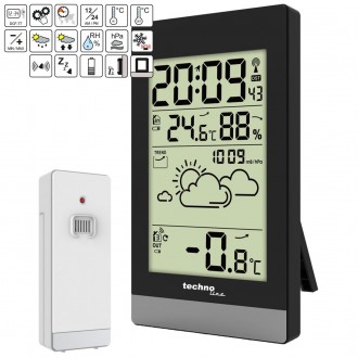 Метеостанція цифрова Technoline WS9132 Black (WS9132). Вінниця. фото 1 Метеостанція цифрова Technoline WS9132 Black (WS9132). Вінниця. фото 1