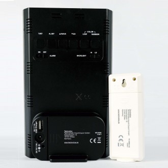 Метеостанція цифрова Technoline WS9060 Black/Silver (WS9060). . фото 10 Technoline WS9060 Black/Silver - це стильна і фукціональна метеостанція з велики. . фото 10