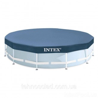Тент Intex 366 cм для каркасних басейнів Інтекс та Bestway захисний чохол над ба. . фото 4