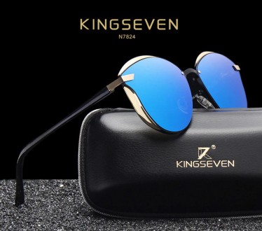 Оригинальные, поляризационные, солнцезащитные очки KINGSEVEN N7824 для женщин им. . фото 2