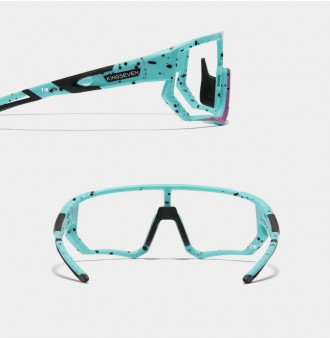 Оригінальні, поляризаційні, сонцезахисні окуляри KINGSEVEN LS-910 для велоспорту. . фото 6