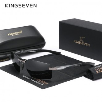 Оригинальные, поляризационные, солнцезащитные очки KINGSEVEN N7241 для мужчин им. . фото 2