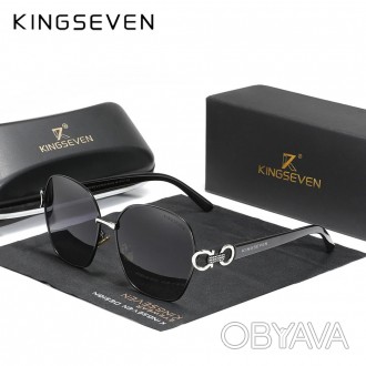 Оригинальные, поляризационные, солнцезащитные очки KINGSEVEN N7898 для женщин им. . фото 1