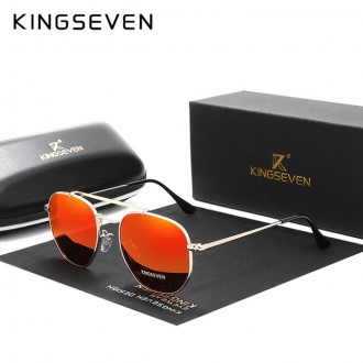 Оригінальні поляризаційні, сонцезахисні окуляри KINGSEVEN N7748 мають сучасний, . . фото 9