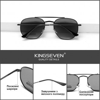 Оригинальные поляризационные, солнцезащитные очки KINGSEVEN N7748 имеют современ. . фото 5