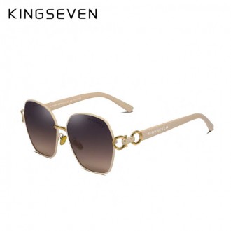 Оригинальные, поляризационные, солнцезащитные очки KINGSEVEN N7898 для женщин им. . фото 2