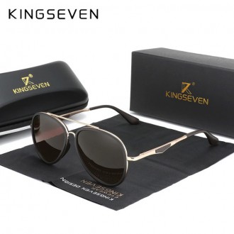 Оригинальные, поляризационные, солнцезащитные очки KINGSEVEN N7936 для мужчин им. . фото 2