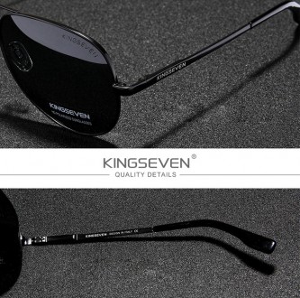 Оригинальные поляризационные, солнцезащитные очки KINGSEVEN N7735 имеют современ. . фото 6