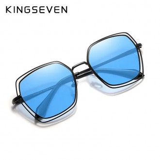 Оригинальные, поляризационные, солнцезащитные очки KINGSEVEN N7020 для женщин им. . фото 2