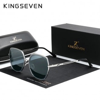 Оригінальні, поляризаційні, сонцезахисні окуляри KINGSEVEN N7822 для жінок мають. . фото 2