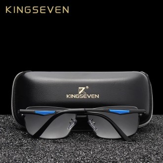 Оригинальные, поляризационные, солнцезащитные очки KINGSEVEN N7906 для мужчин им. . фото 6