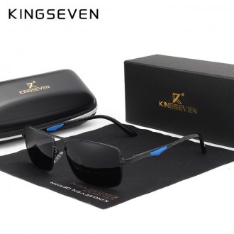 Оригінальні, поляризаційні, сонцезахисні окуляри KINGSEVEN N7906 для чоловіків м. . фото 2