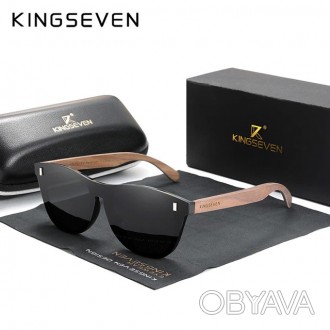 Мужские поляризационные солнцезащитные очки KINGSEVEN W5510 Black