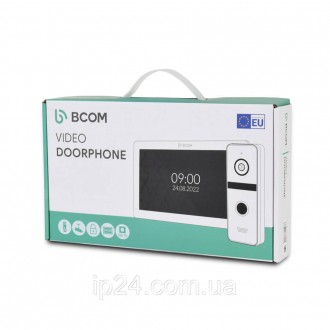 Комплект відеодомофон і панель виклику BCOM BD-480M Black Kit.
 Складається з ко. . фото 11