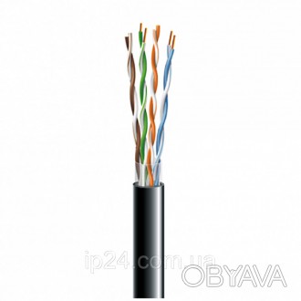 Cat. 5e U/UTP 4х2х0.51 - кабель для цифровой связи. Конструктив: многожильный, с. . фото 1