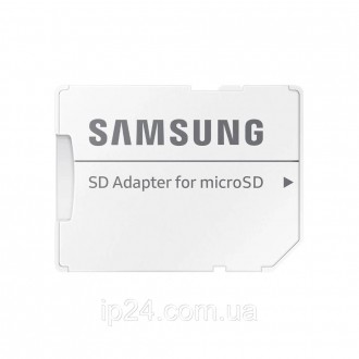 Карта памяти Samsung Evo Plus microSDXC 64GB UHS-I U1 V10 A1 + SD адаптер сочета. . фото 5