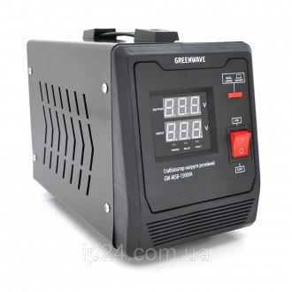 Стабілізатор напруги релейний Green Wave Mauser 1500 VA (1050 Вт), 1xShuko, DC140-260V, AC220±8%, BOX, Q4. Київ. фото 1 Стабілізатор напруги релейний Green Wave Mauser 1500 VA (1050 Вт), 1xShuko, DC140-260V, AC220±8%, BOX, Q4. Київ. фото 1