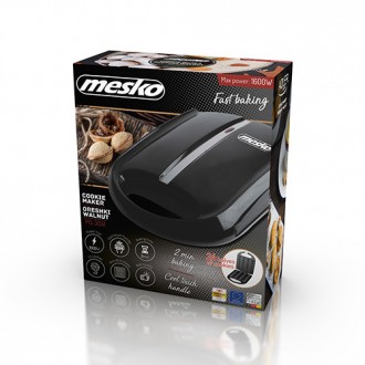 Орешница Mesko MS 3041
стройство для выпечки печенья в виде арахиса с начинкой и. . фото 10