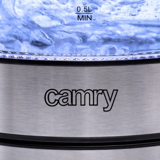 Чайник стеклянный Camry CR 1239
Большой электрический семейный чайник, который п. . фото 10