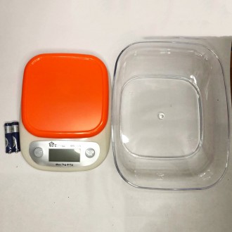 
Весы кухонные Domotec MS-125 Plastic сосъемной пластиковой чашей и цифровым дис. . фото 4